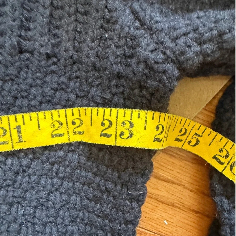 Banana Republic Mens Navy Blue Lambswool Blend Button Cardigan Sweater‎ Large